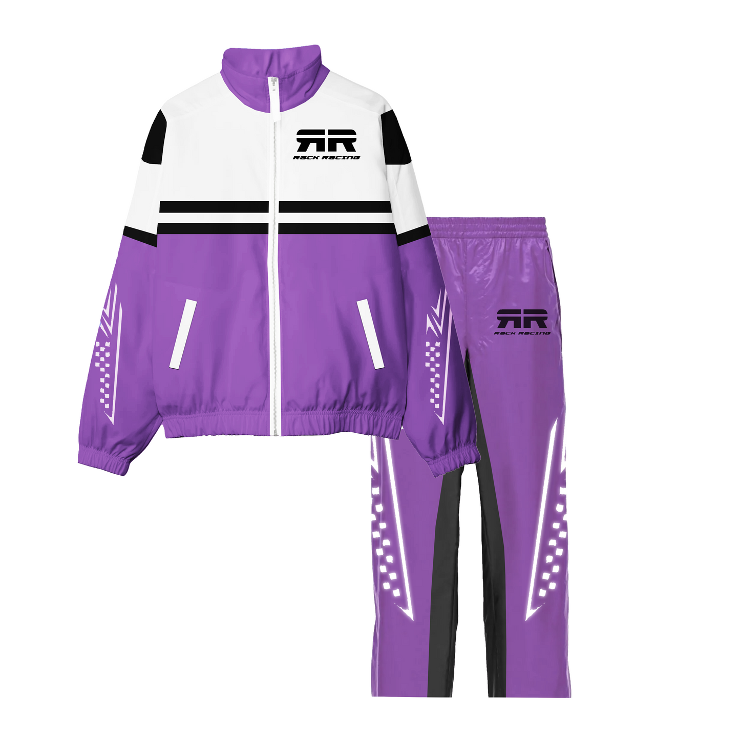 Purple rack racing “Rack suit”