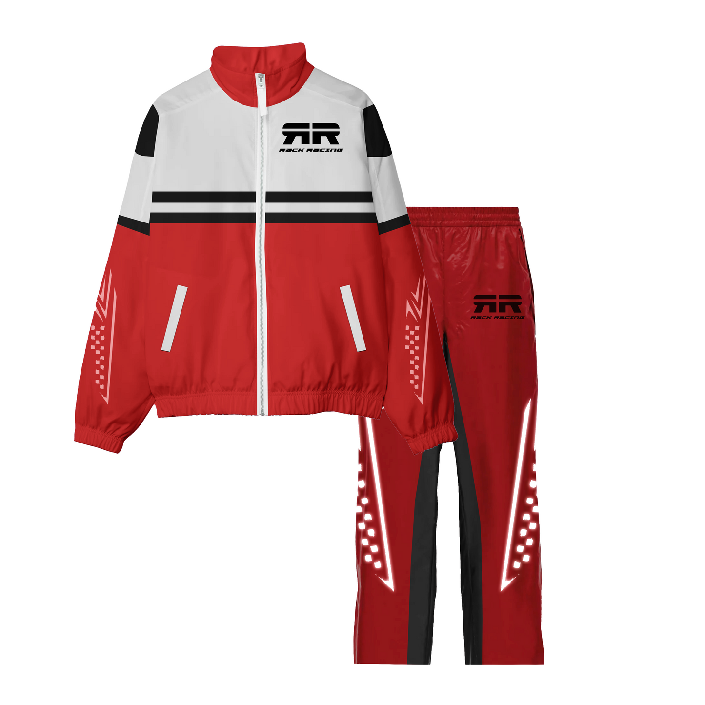 Red rack racing “Rack suit